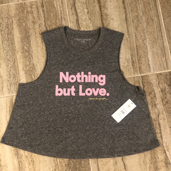NWT Spiritual Gangster Nothing But Love Sleeveless Tank - Picture 1 of 9
